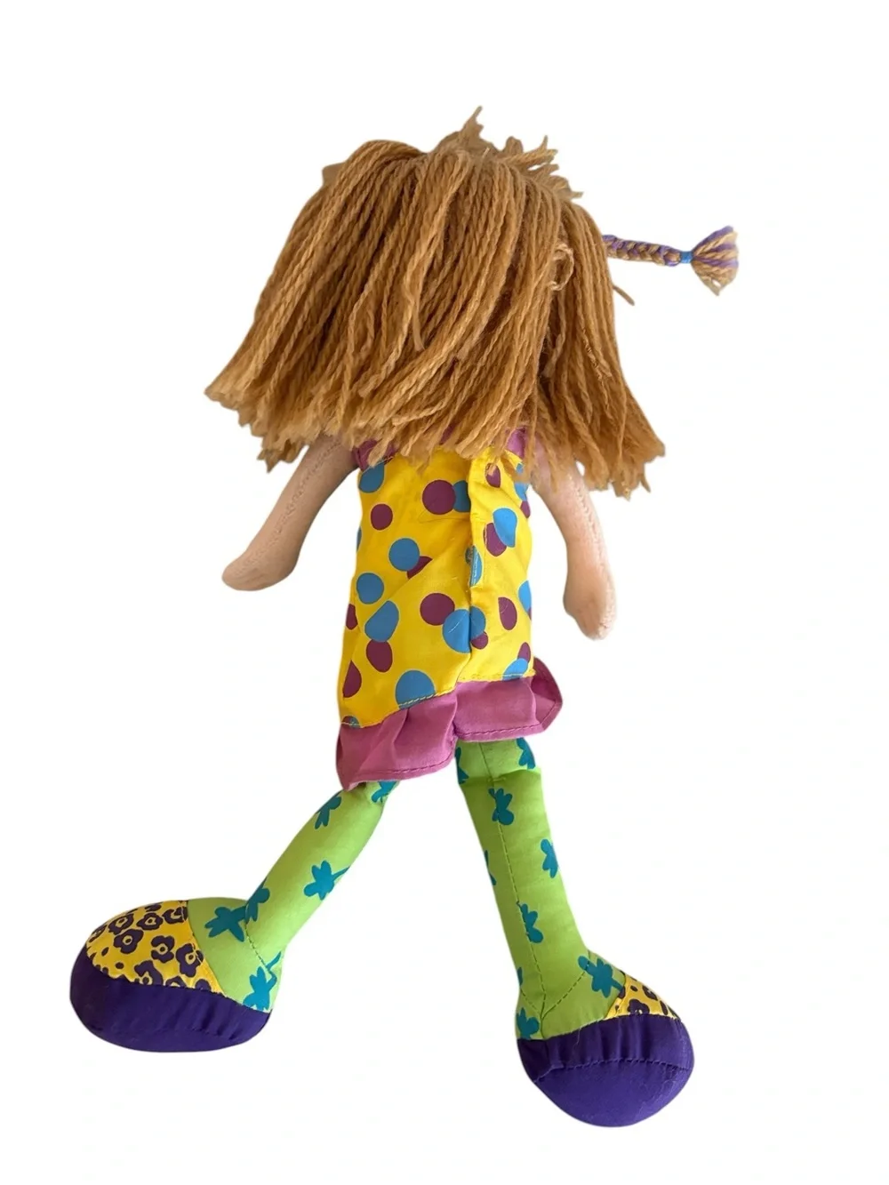 Vintage Groovy Girls Siri Doll 2001 Manhatten Toys Embroidered Face Yarn Hair